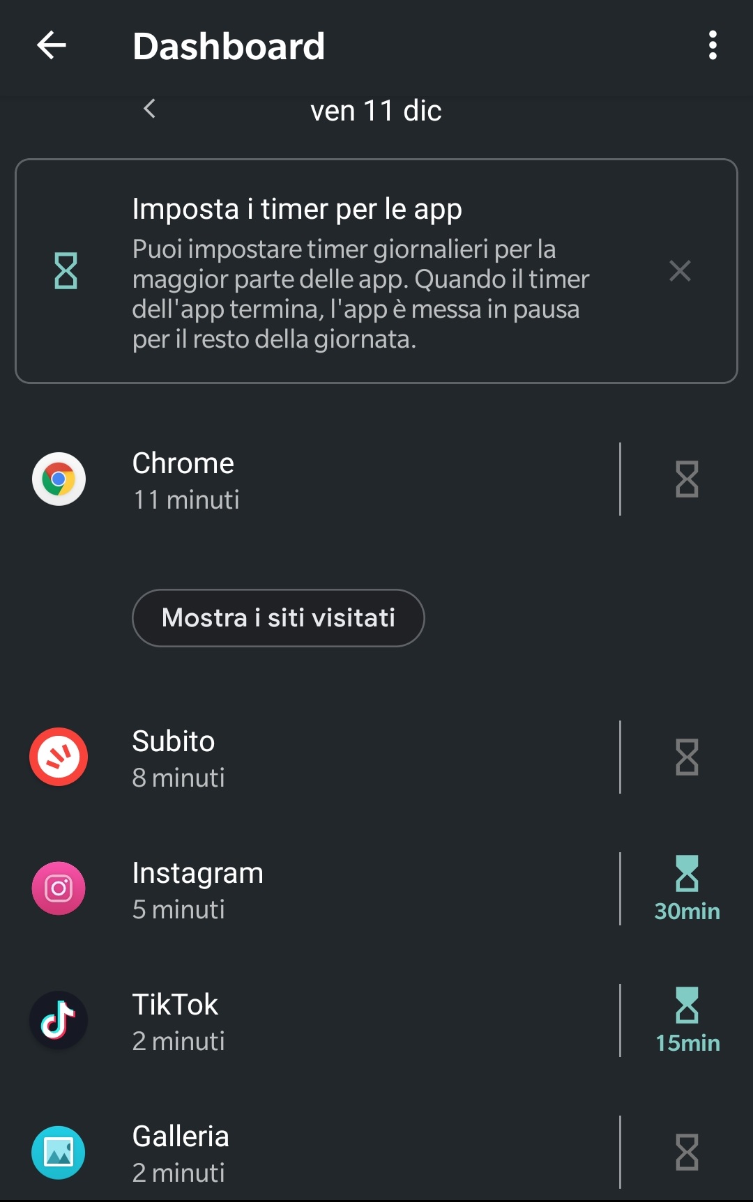 Benessere digitale 4 - Come configurare la funzione "Benessere digitale" su Android