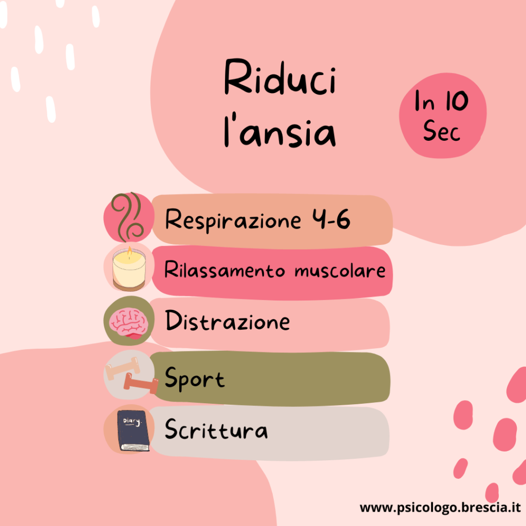 riduci l'ansia generalizzata in 5 step.